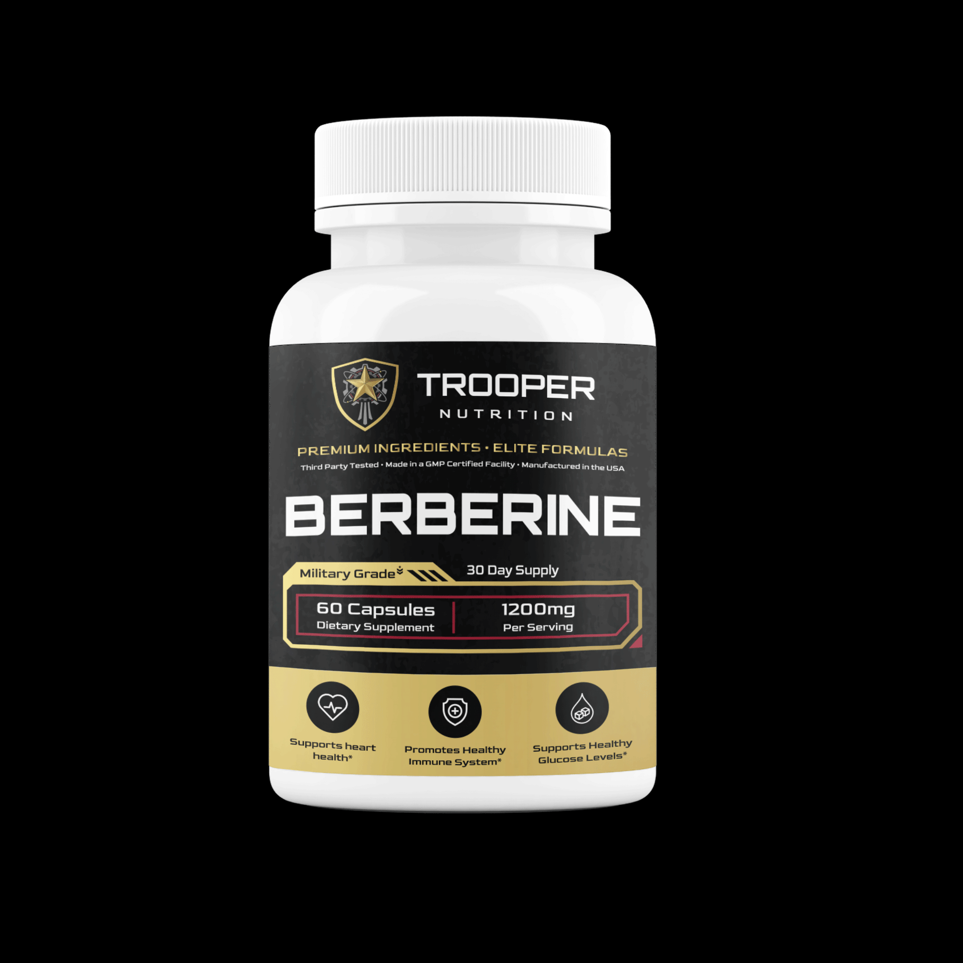 Berberine HCL – Trooper Nutrition
